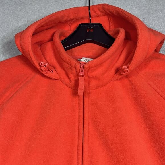 Duluth Trading Shoreline Fleece Jacket Women Large Windproof Heavyweight Hooded - Picture 2 of 11